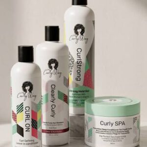 The full MyCurlyWay curl routine — four-product set